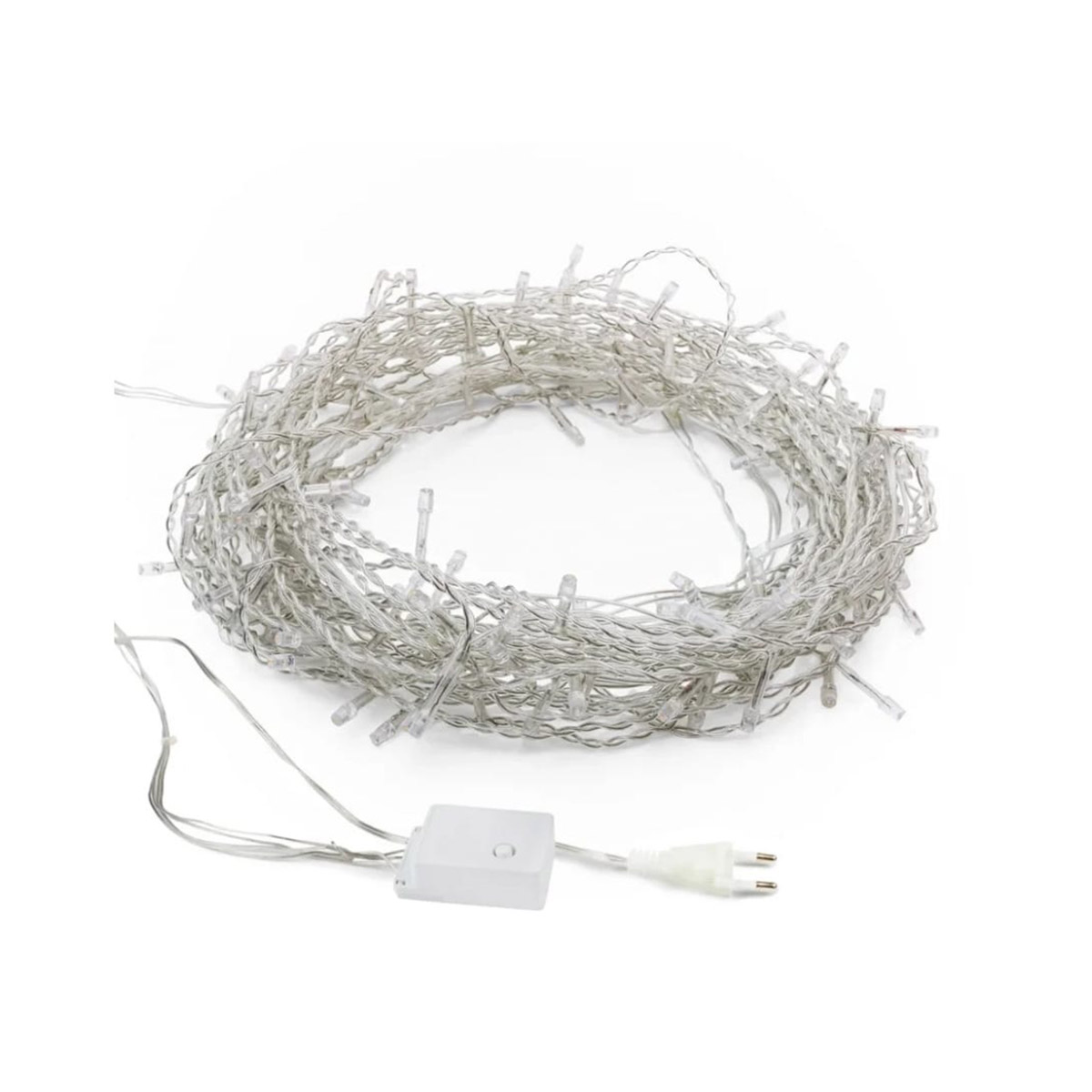 Электрогирлянда "твинкл лайт" 4 м, 25 разноцв. ламп, шнур прозр. (1/96) "neon-night" 303-169