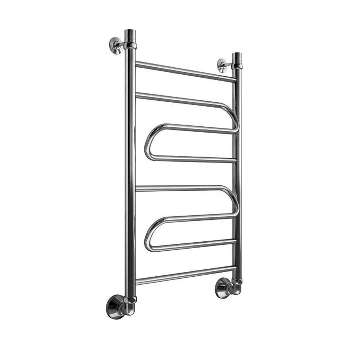 Полотенцесушитель водяной вид 1 "эко" 500*800 гайка/гайка (хром) (1) "маргроид"