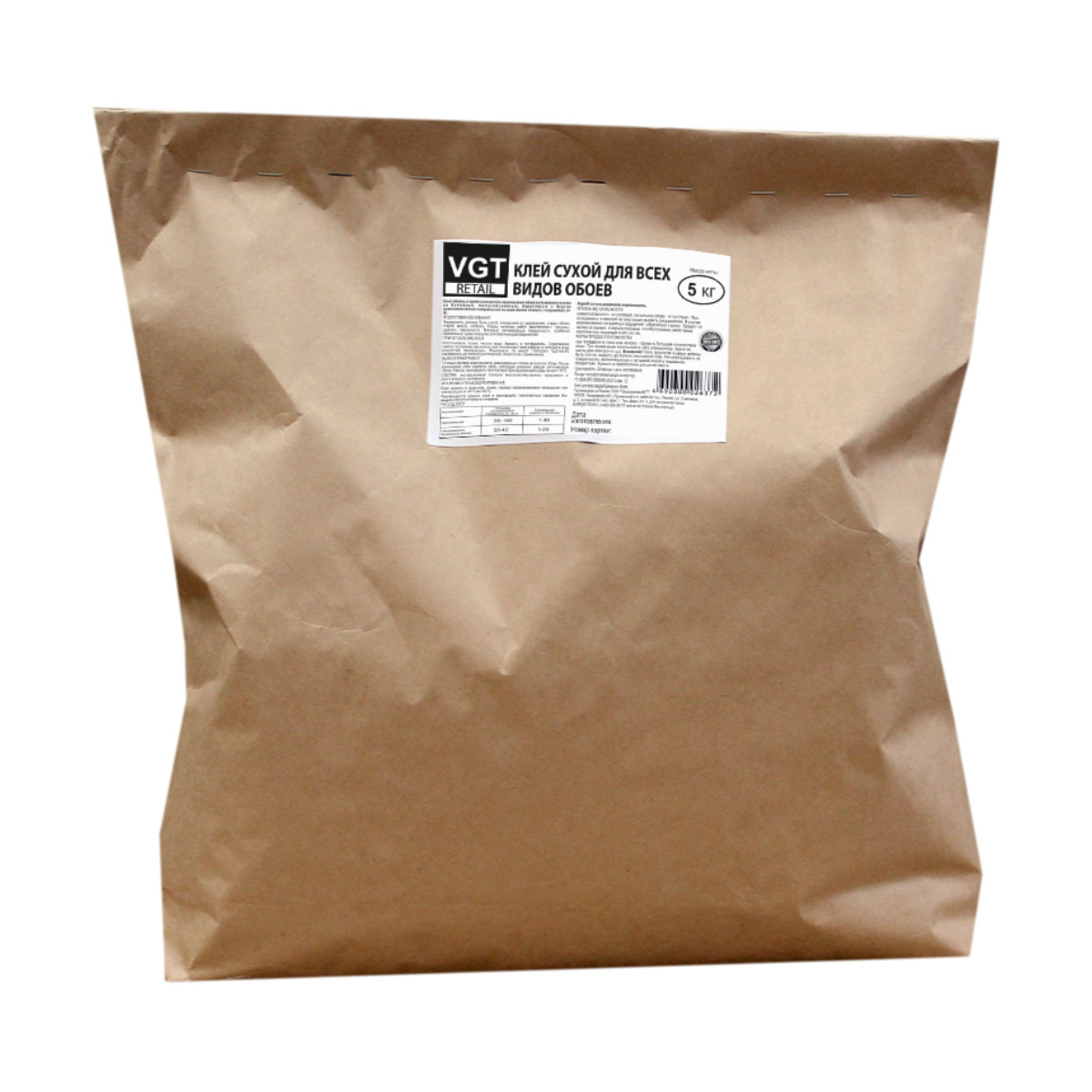 Клей для всех видов обоев  5 кг (сухой) (1) "вгт"