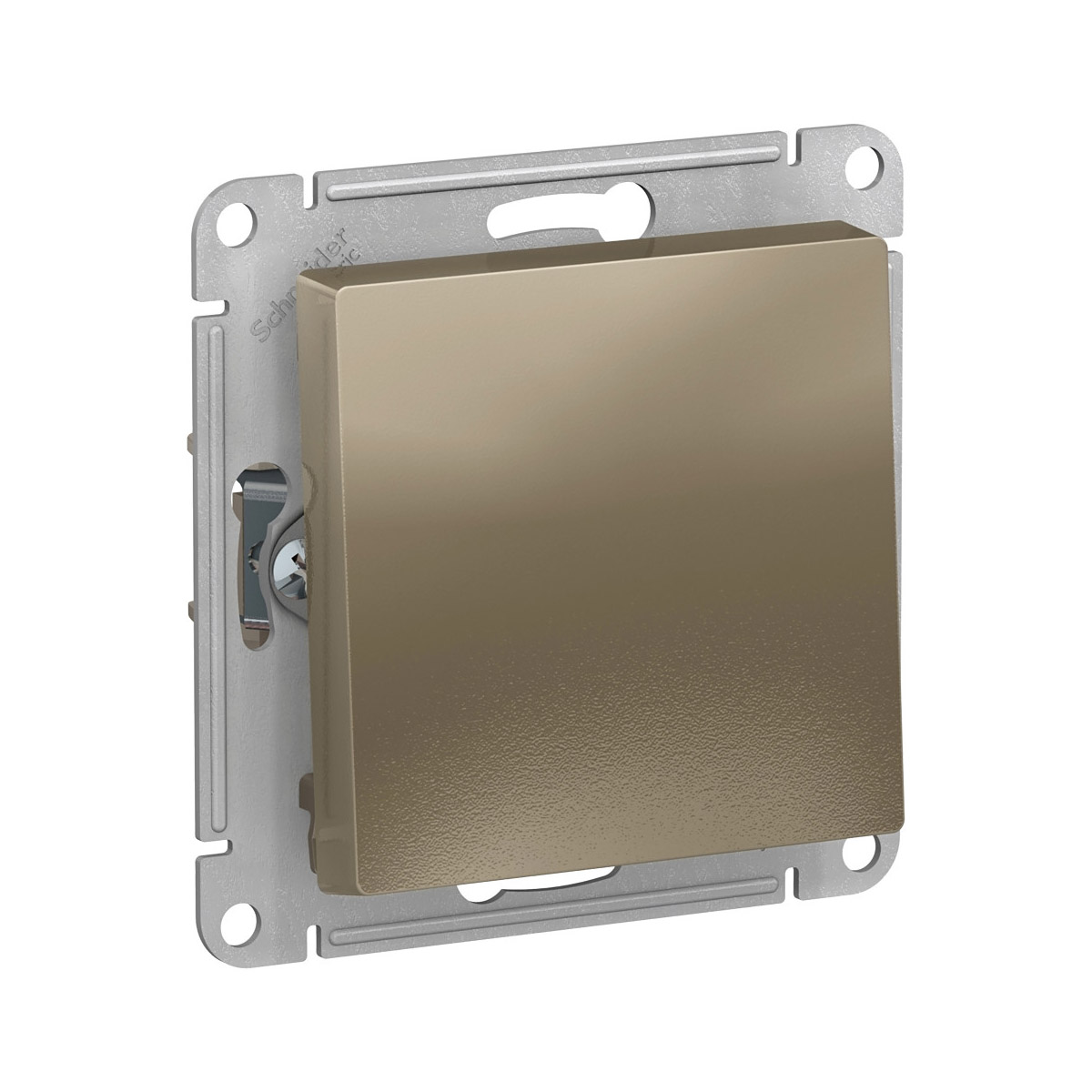 Переключатель перекрестный "atlasdesign" 1 кл. (механизм) 10а, шампань (1/5/20) "schneider"