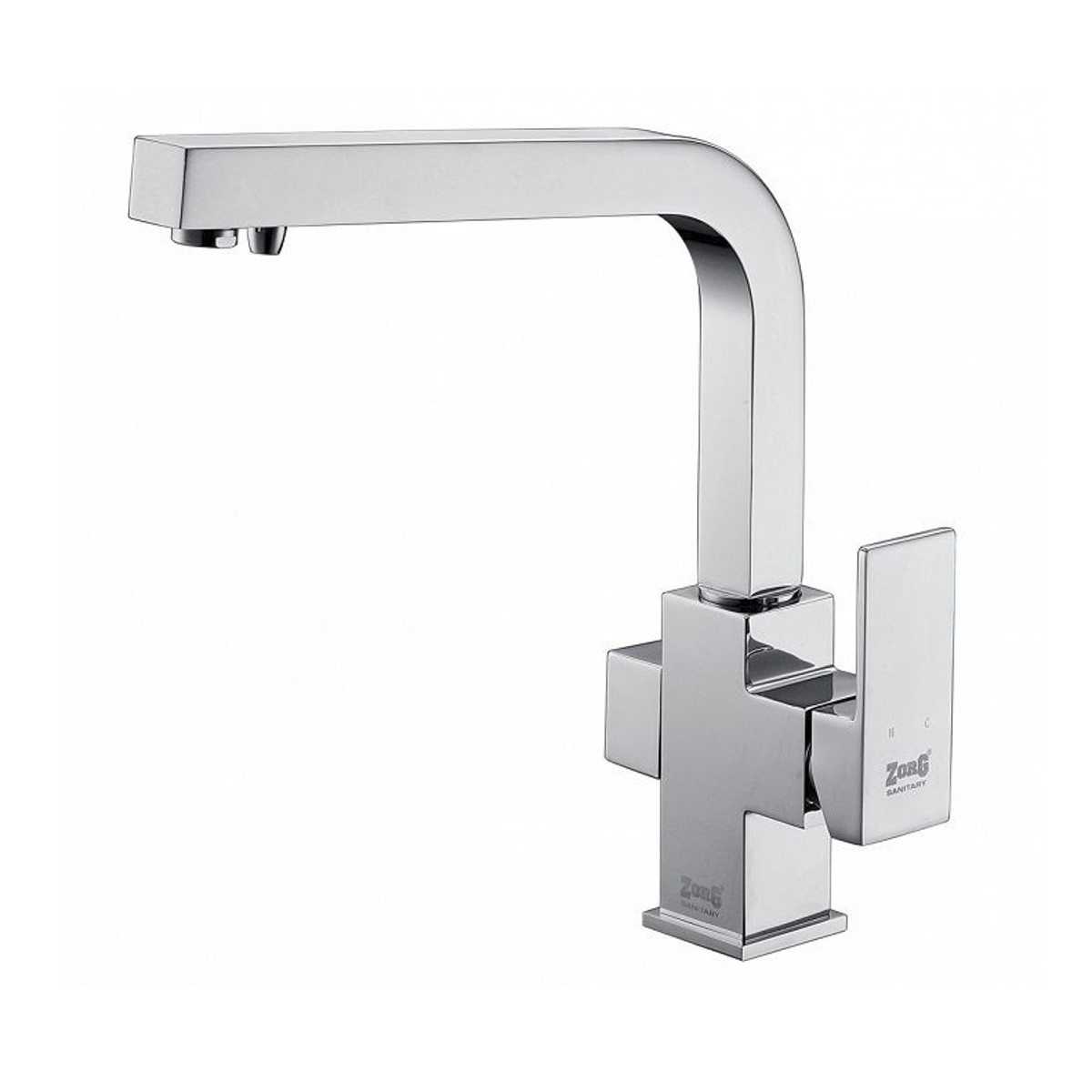 Смеситель для кухни с подключ. к фильтру питьев. воды zr 311 yf "zorg"