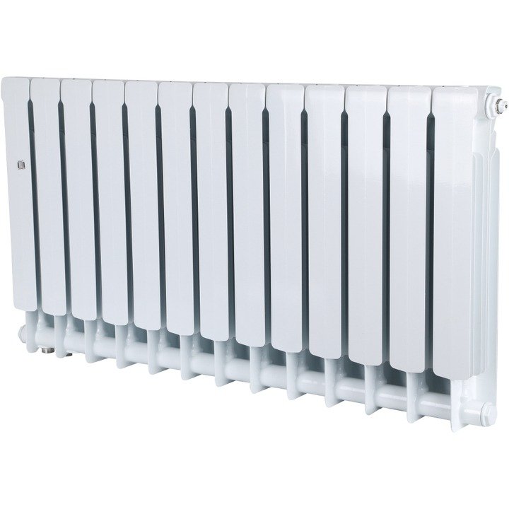 Радиатор STOUT Space 500 мм 13 секций, биметал. (нижнее правое подключение) на 24 кв.м.