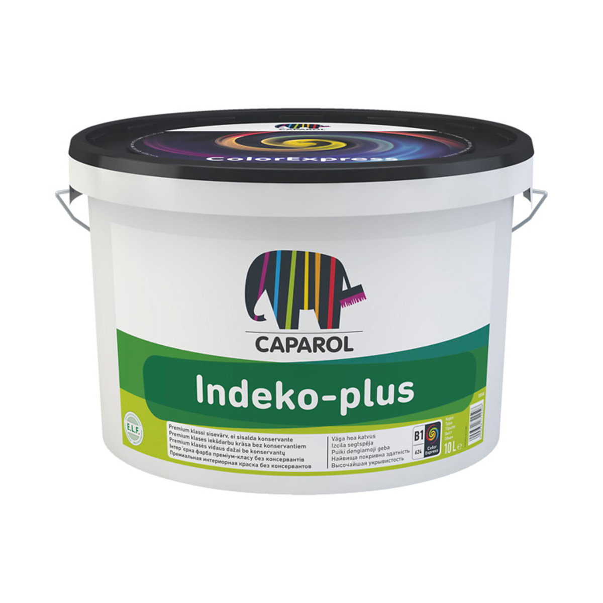 Краска интерьерная "indeko-plus" база 1 (белая) 2,5 л (1) "caparol"