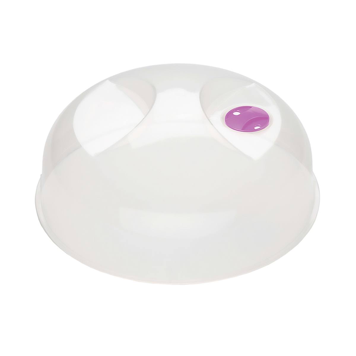 Крышка для свч d=230 мм (бесцветн.) (1/40) "бытпласт"