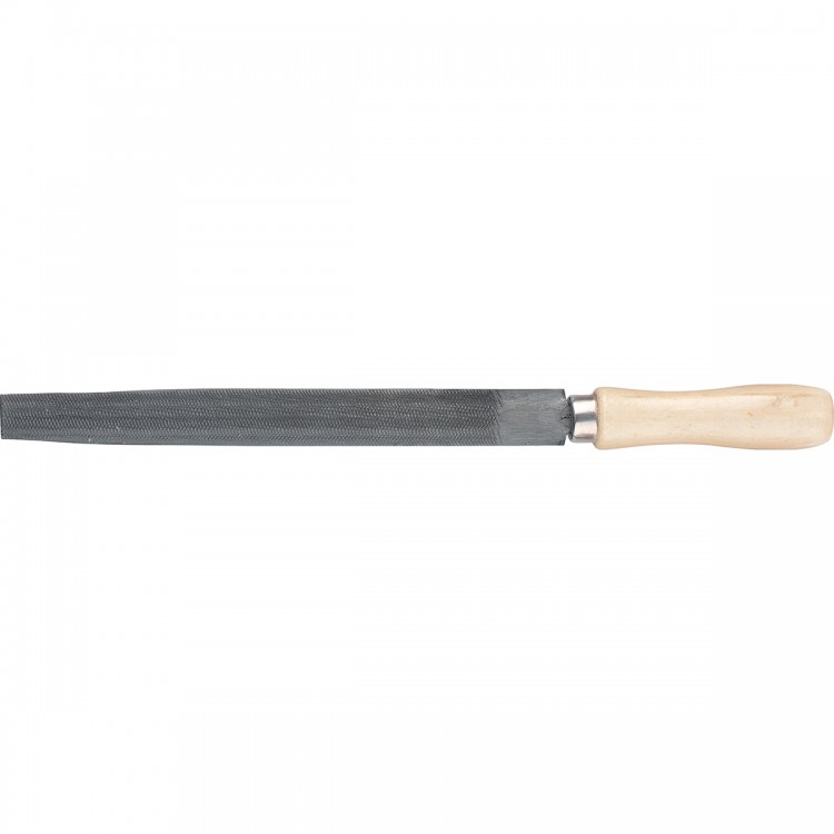 Напильник полукруглый, 300 мм, деревянная ручка Сибртех (16332)