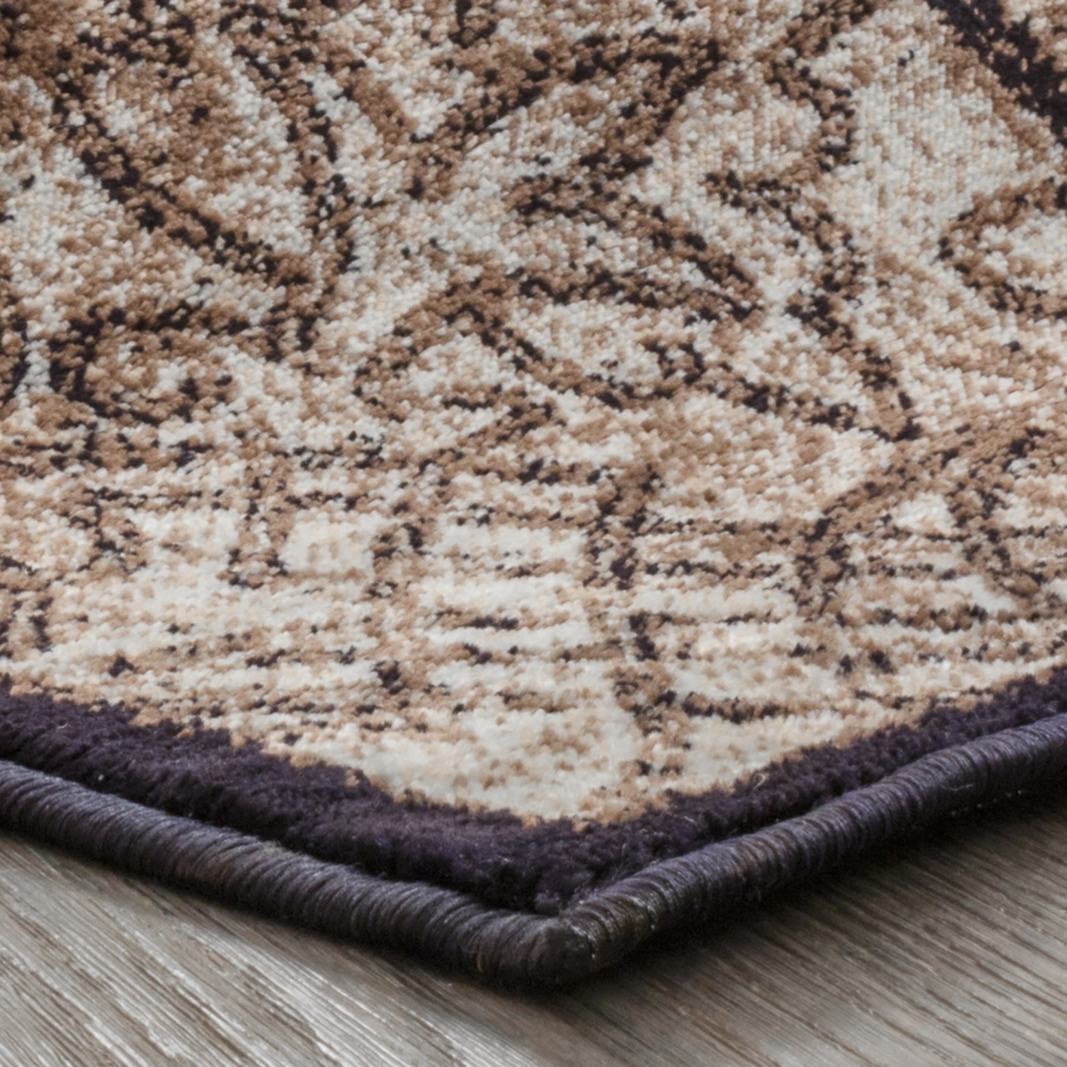 Ковер Merinos Valencia Deluxe d328, 0,8 x 1,5 м, хит-сет, коричневый