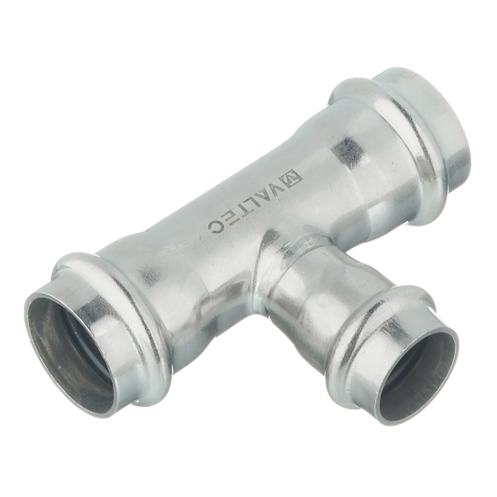 Тройник пресс 28 x 28 x 22 мм нержавеющая сталь VALTEC