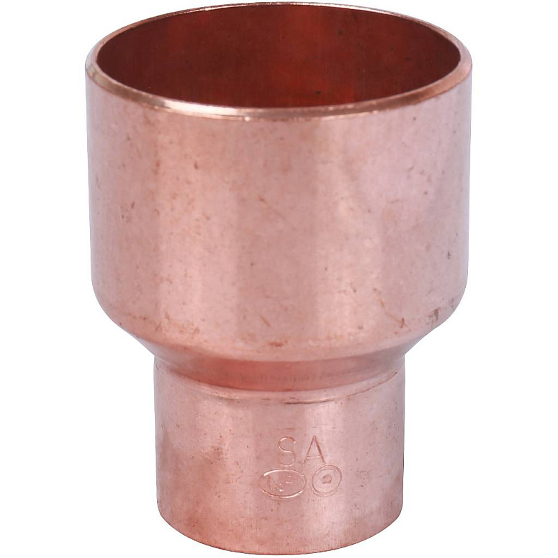 Муфта медная 35x22 переходная однораструбная SANHA под пайку 152433522