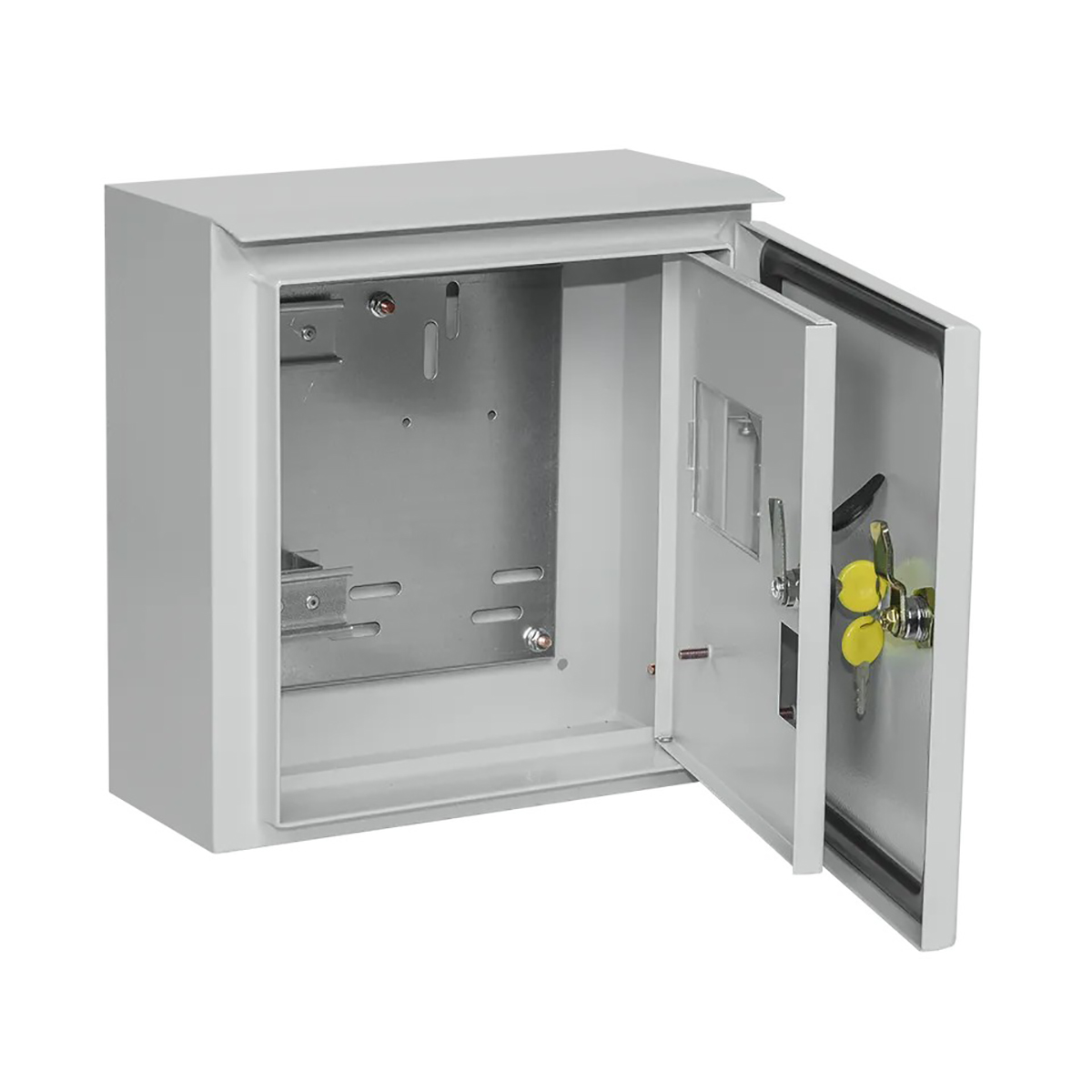 Щиток учетно-распределит. навесной "titan" щу 1/1-1 у1 ip66, металл. 310*300*150 мм (1) "iek"