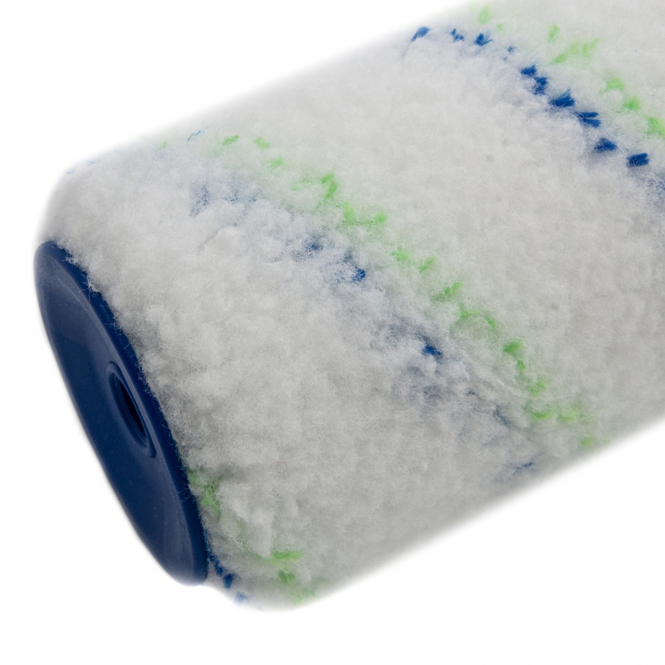 Валик сменный "Водные краски", 180 мм, ворс 12 мм, D - 48 мм, D ручки - 6 мм, полиэстер Сибртех (80190)