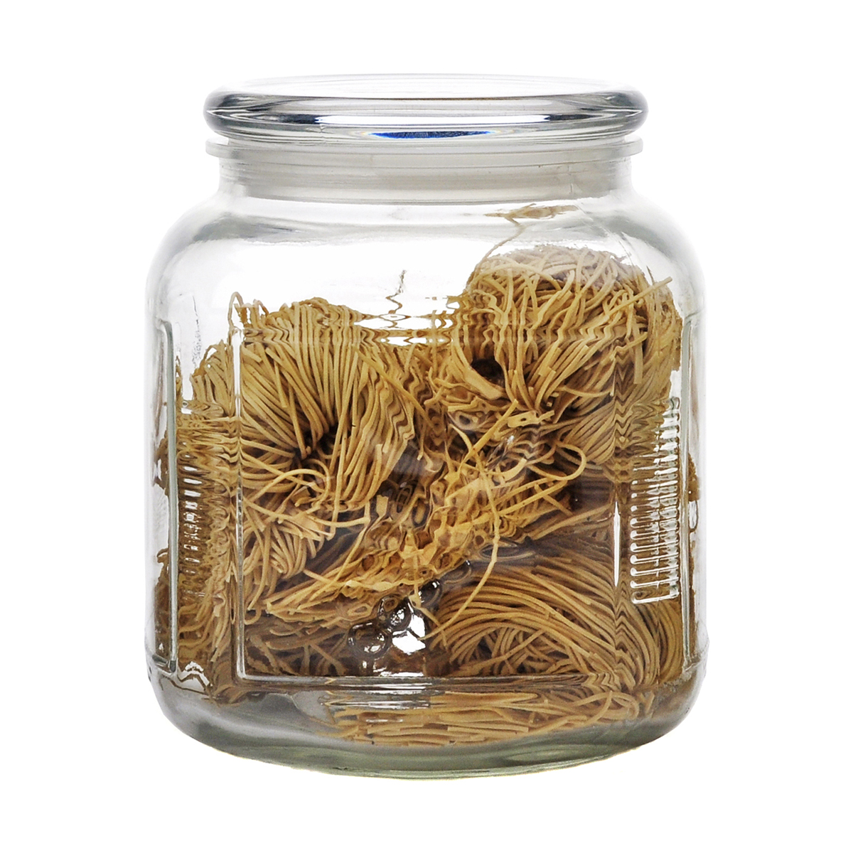 Банка для сыпучих продуктов "aria" 2 л с крышкой, стекло (1/12) "mallony"