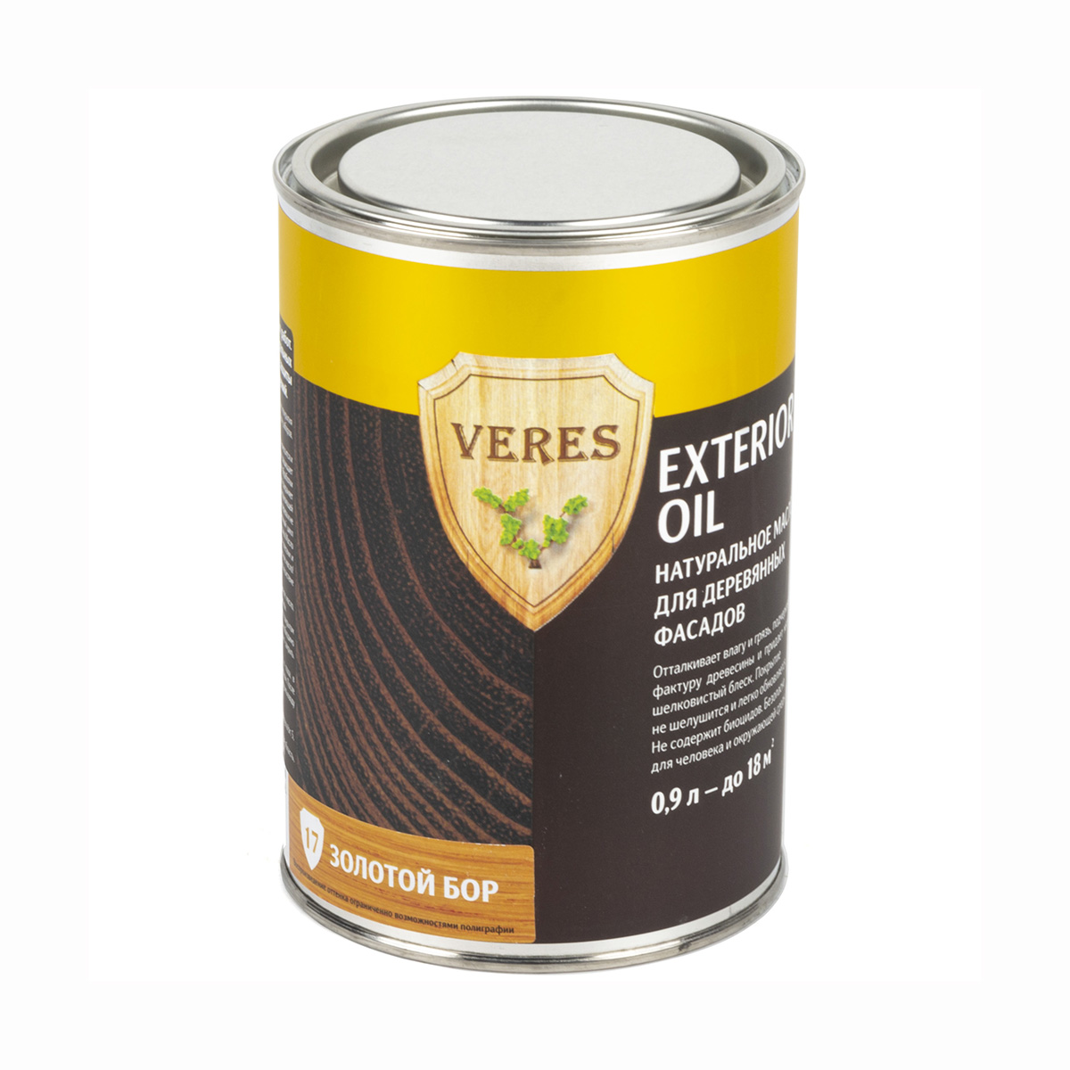 Верес масло для наруж. работ  "oil exterior" №17 золотой бор  0,9 л (1/6) "veres"
