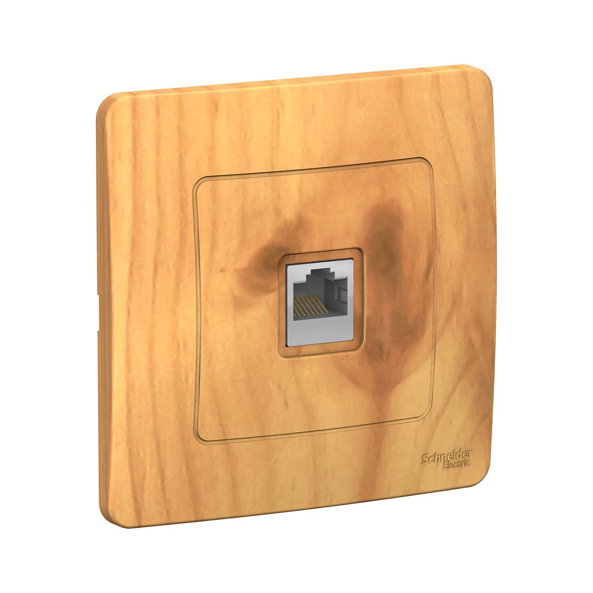 Розетка компьютерная "blanca" 1 местн. rj45, ясень (1/10/20) "schneider"