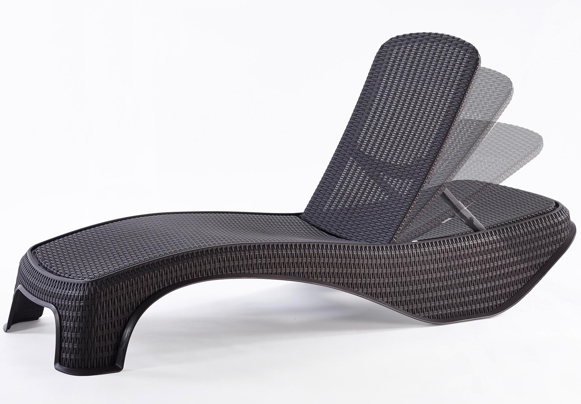 Шезлонг Атлантик (Atlantic) коричневый