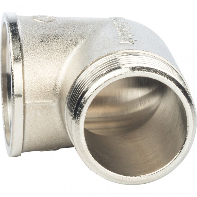 Угол резьбовой ВН 1"1/4 никель STOUT