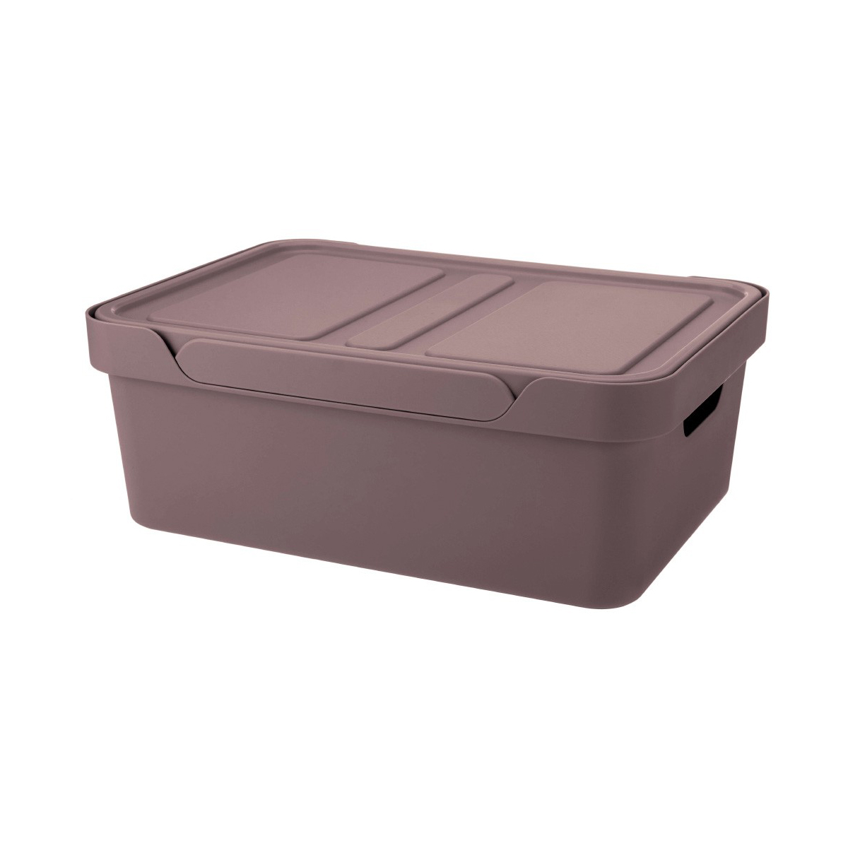 Ящик универс. с крышкой "luxe" 380*276*140 мм 12 л (1/6) "бытпласт"