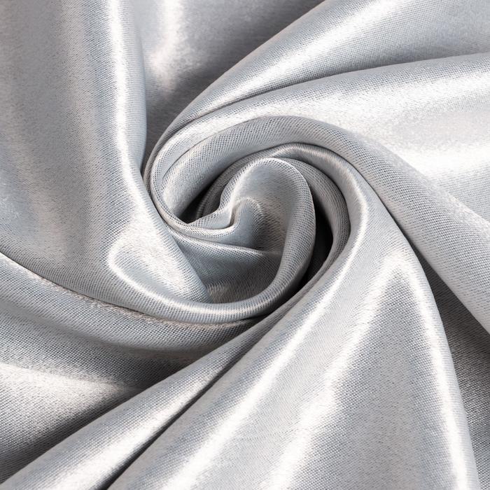 Штора "классика" 250*265 см на ленте, серый (1/12) "этель" 5800362