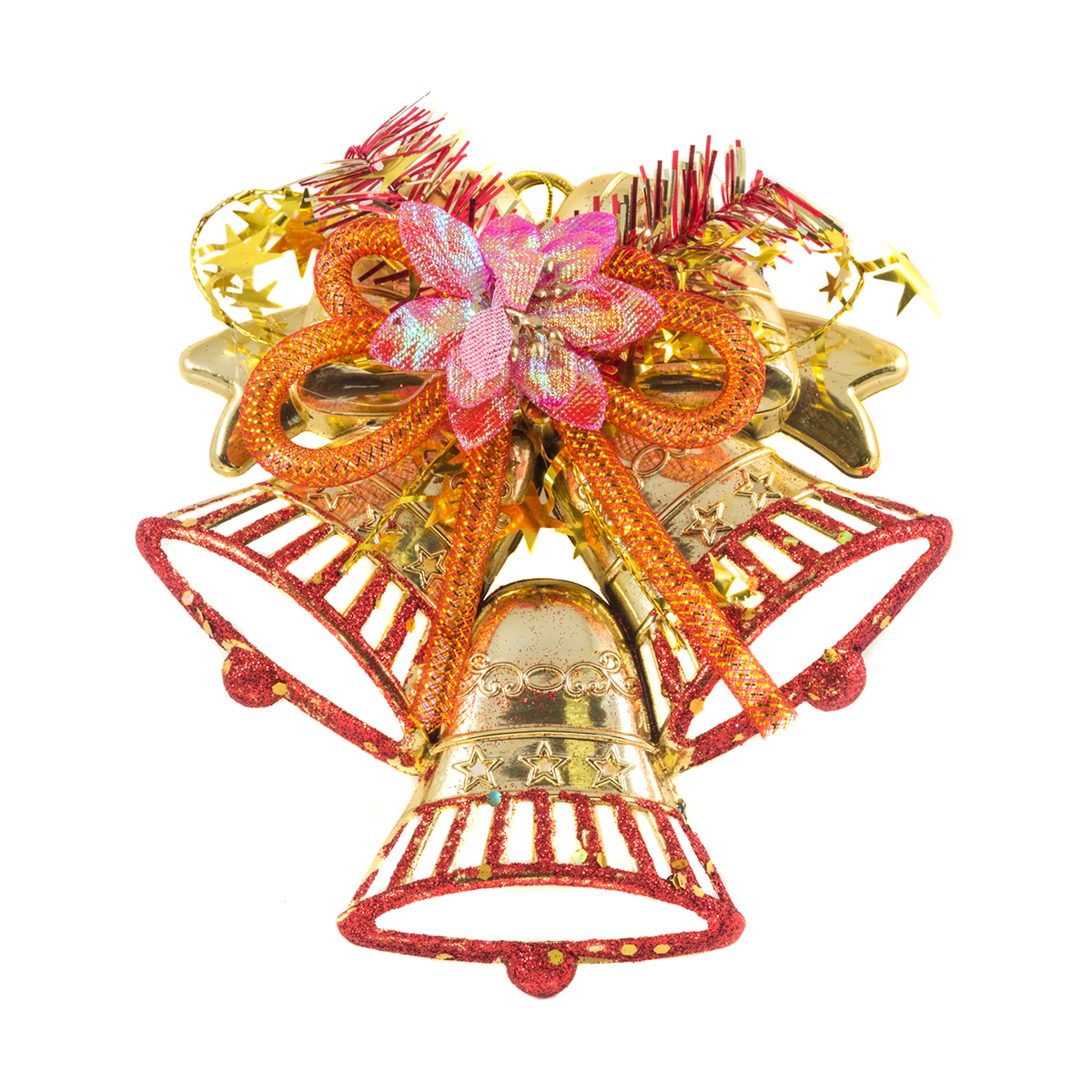 Украшение новогоднее "колокольчик" 18*18 смsyld17-130 (1/20/260) "волшебная страна"