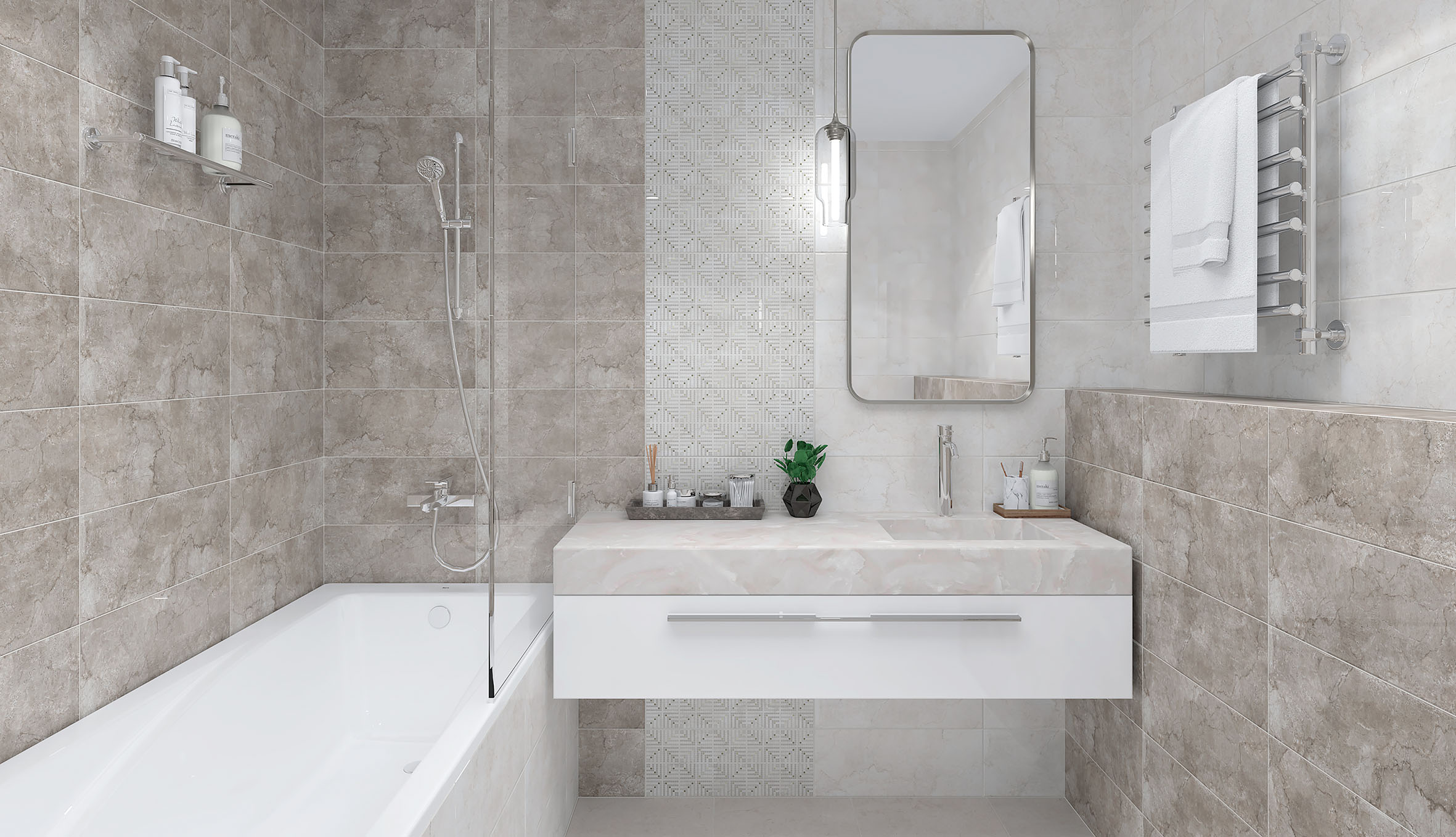 Savia бежевый 20x50