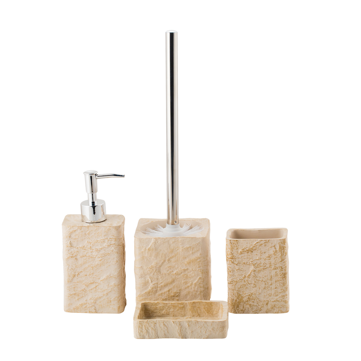 Дозатор для жидкого мыла "playa" полирезина (бежевый) (1/6) "swensa" swt-4700a