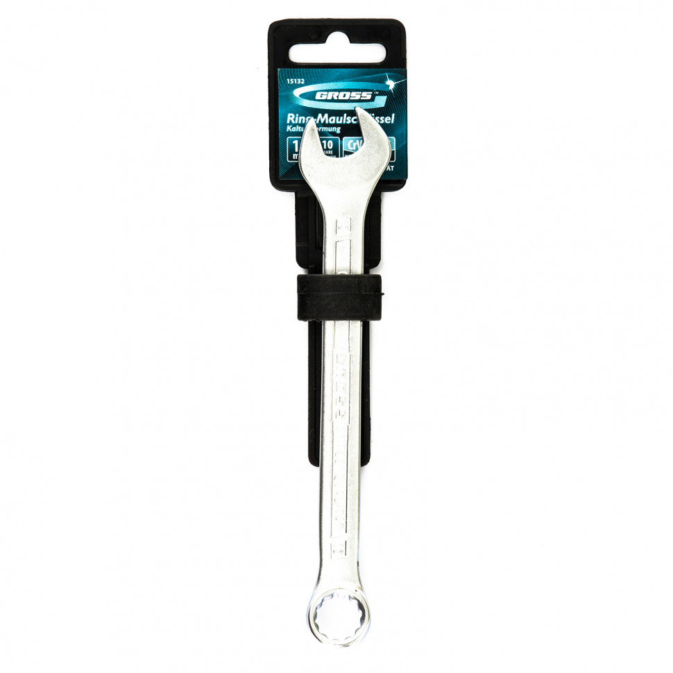 Ключ комбинированный 13 мм, CrV, холодный штамп Gross (15132)