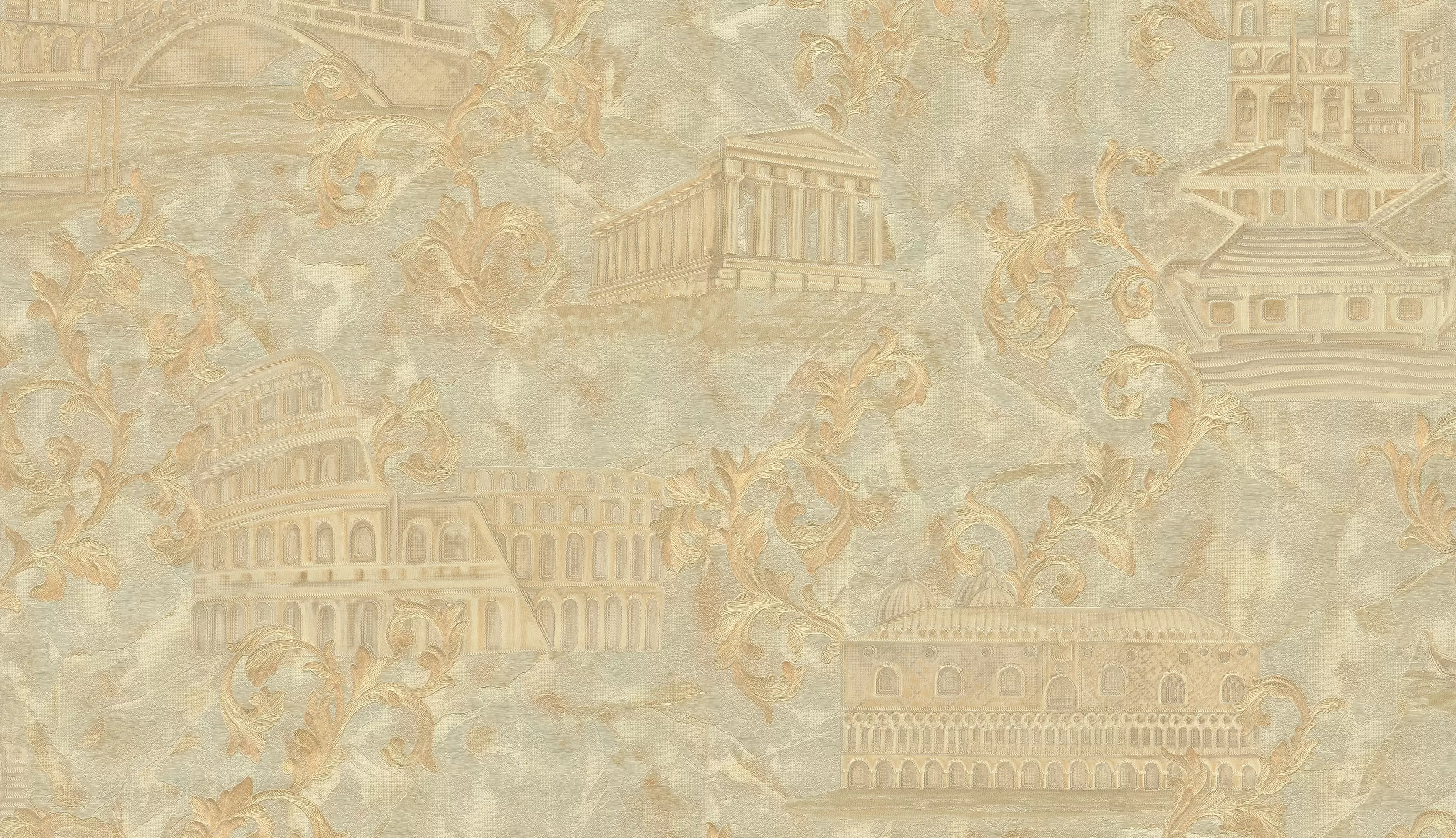 R 22715 Обои Zambaiti (Azzurra) (1*6) 10,05х1,06 винил на флизелине