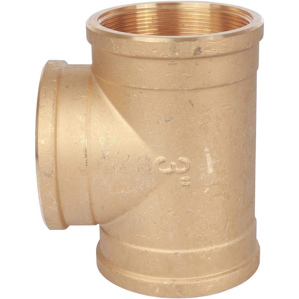 Тройник резьбовой ВР 3" латунь STOUT