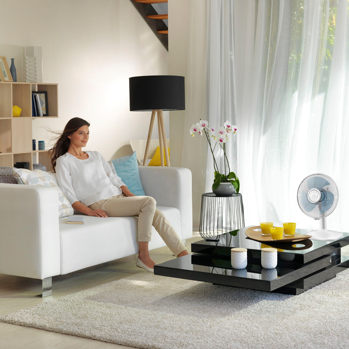 Вентилятор настольный "essential+" (1) "tefal" vf2310f0