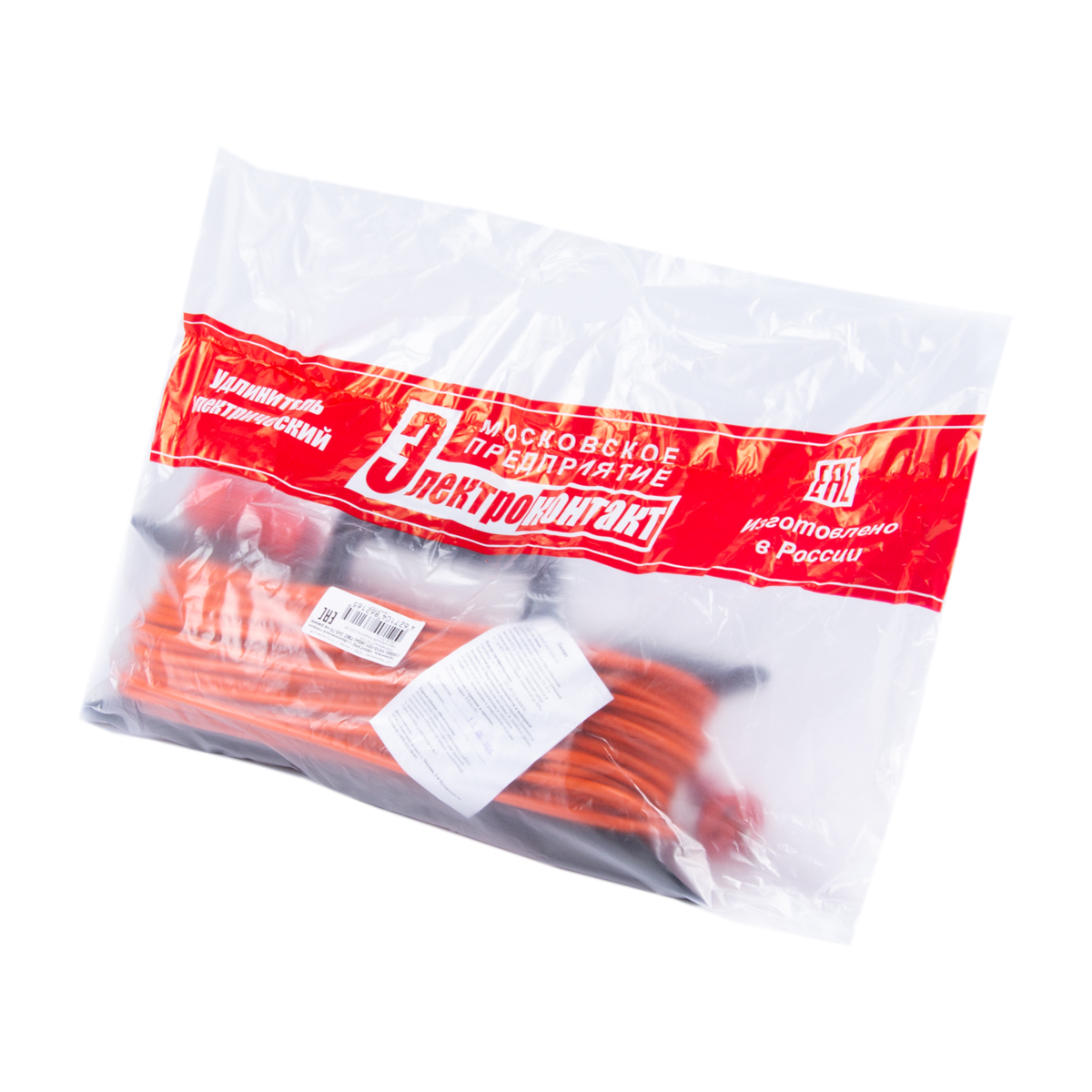 Удлинитель на рамке розетка "евро" 40 м  пвс 2*0,75 мм (1/10)  (ух10-101 40 м)