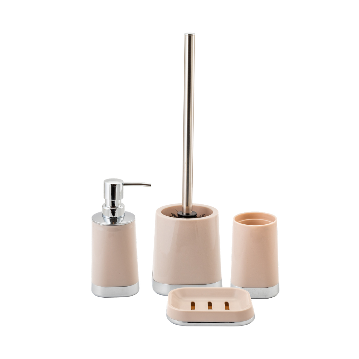 Стакан для ванной комнаты "gloss" пласт. (жемчужный) (1/12) "аквадекор" attp-1901prl-03