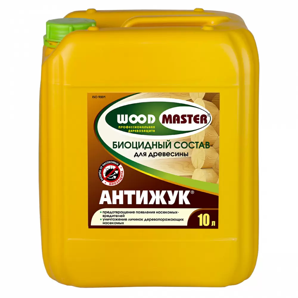 Woodmaster Антижук состав биоцидный, бесцветный (10л)