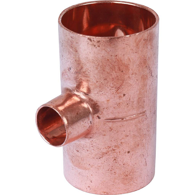 Тройник переходной 35х15х35 мм медный под пайку SANHA 15130351535