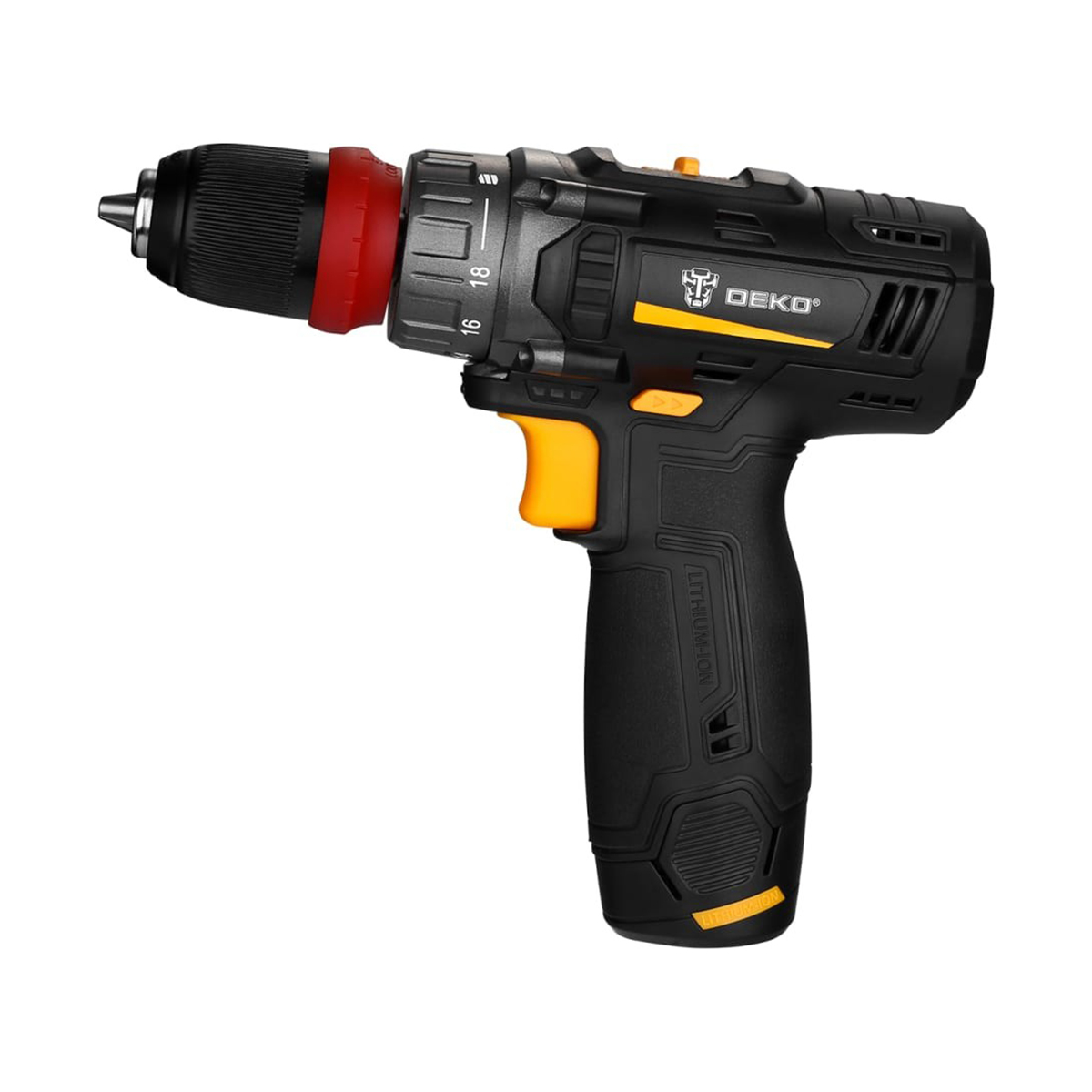 Дрель-шуруповерт аккум. gcd12du3 li-ion со съемным патроном (1) "deko" 063-4114