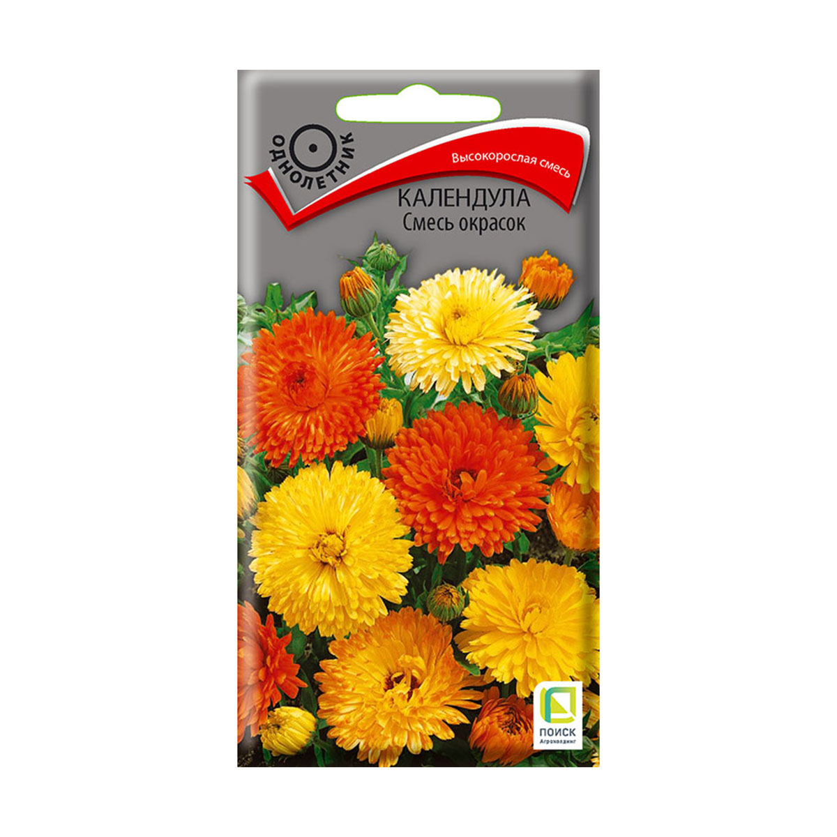 Семена цветов календула, смесь окрасок 1 г  ("1) (10/100) "поиск"