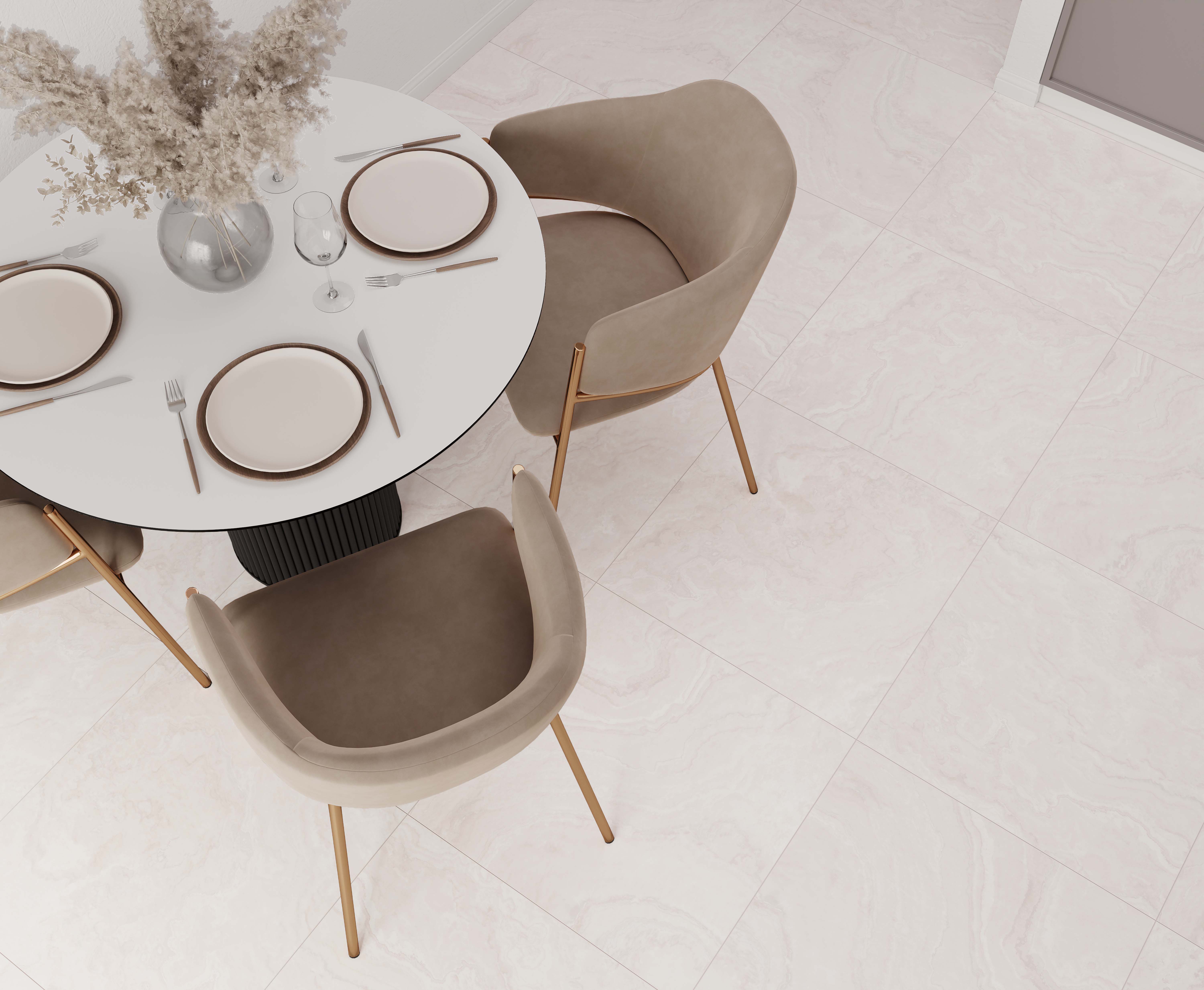 Funny crema керамогранит бежевый матовый 60x60