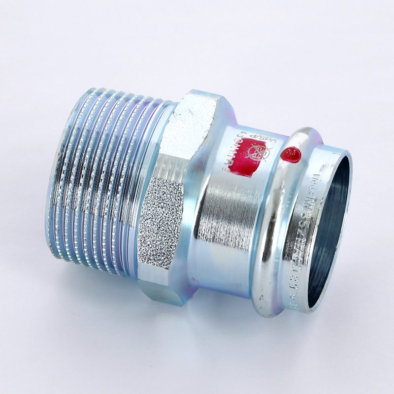 Муфта пресс-Н 35x1"1/4 оцинкованная сталь Prestabo VIEGA