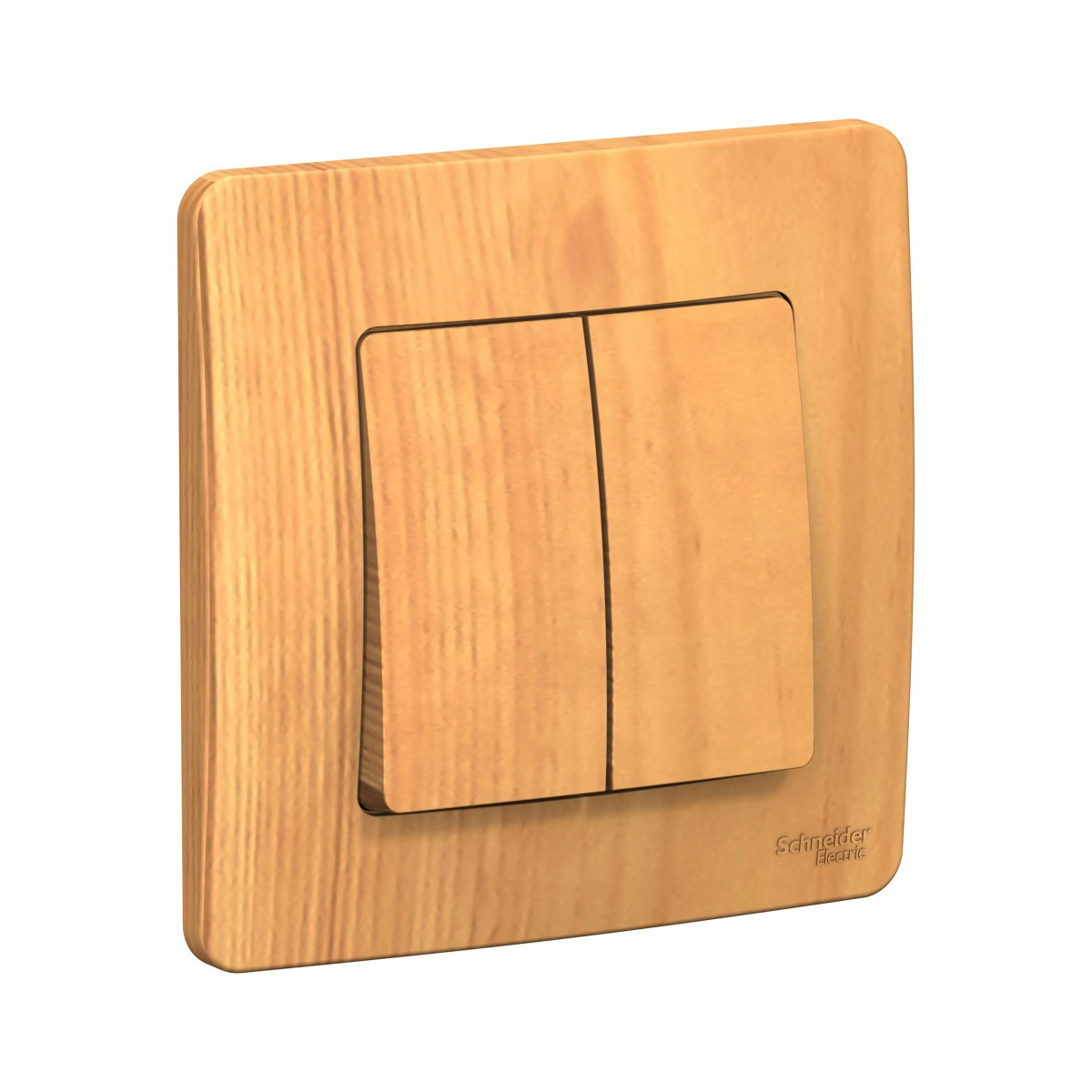 Переключатель "blanca" 2-х кл. 10а, ясень (1/10/20) "schneider"