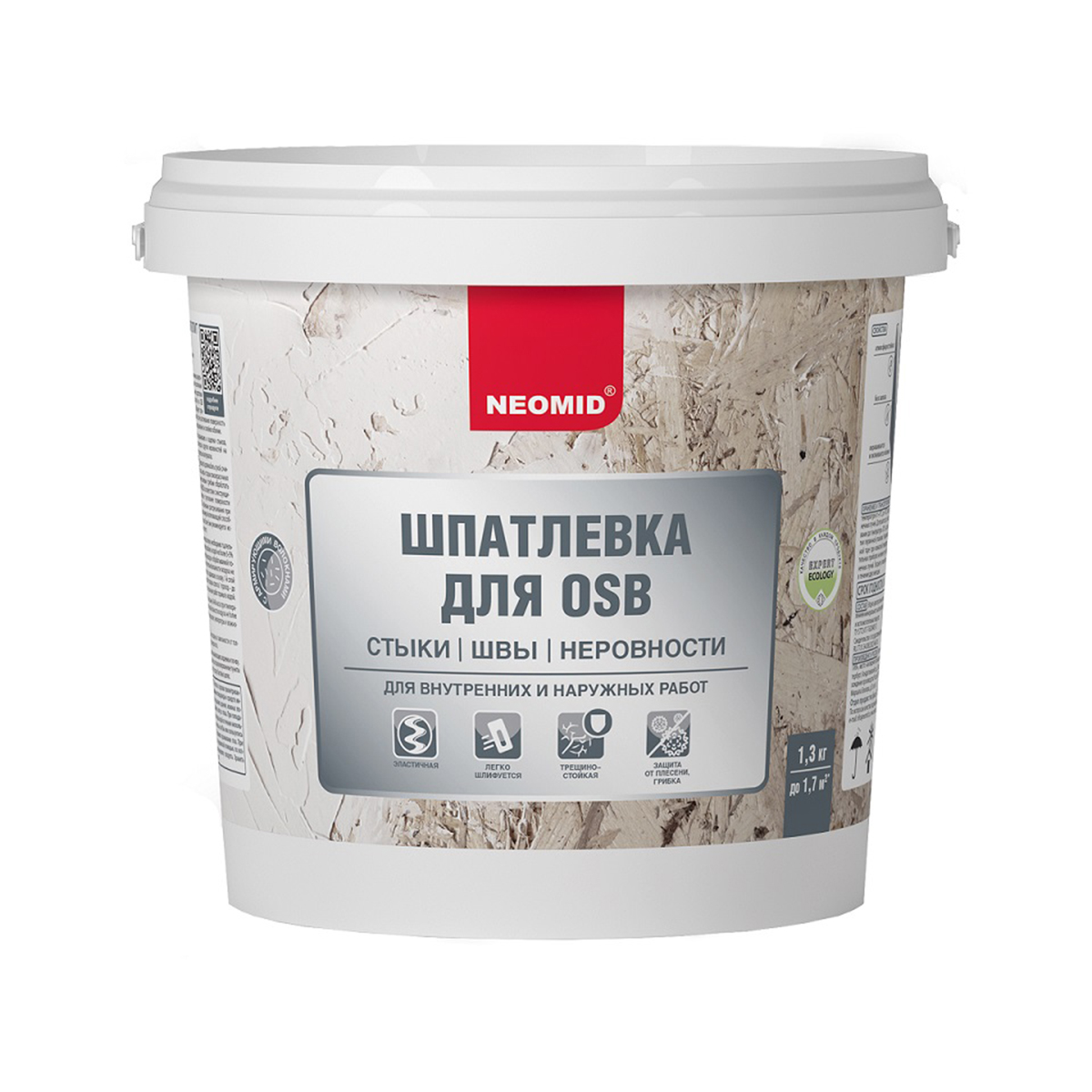 Шпатлевка для плит osb 1,3 кг (1/12) "neomid"