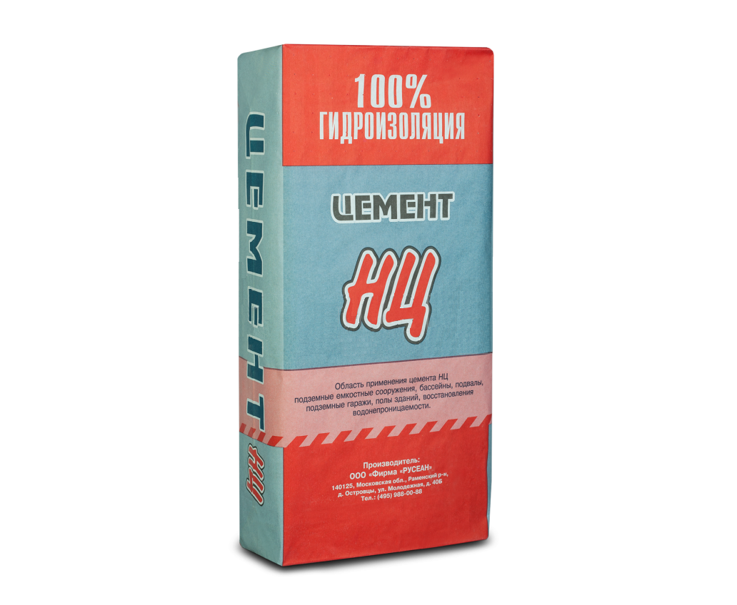 Гидроизоляционная смесь Русеан НЦ 25 кг