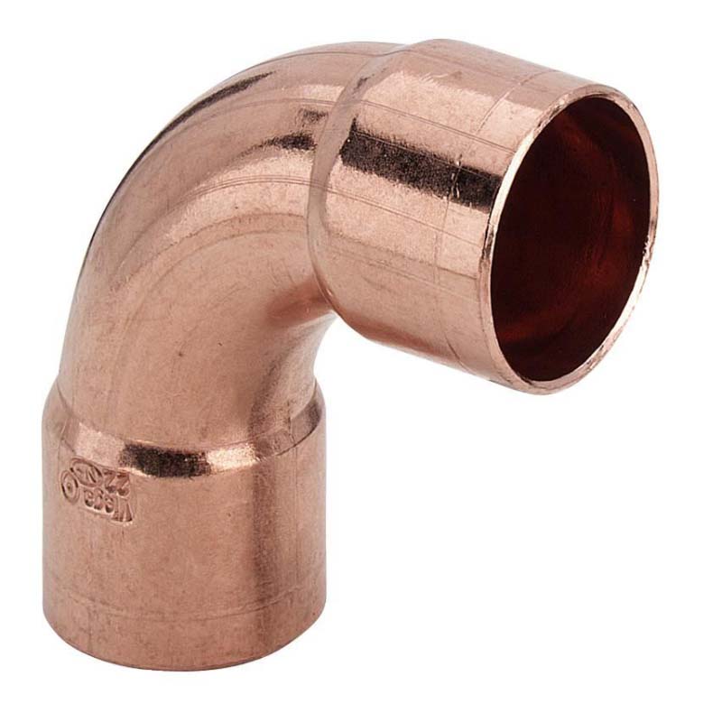 Отвод двухраструбный 90° VIEGA пайка 108 мм медный