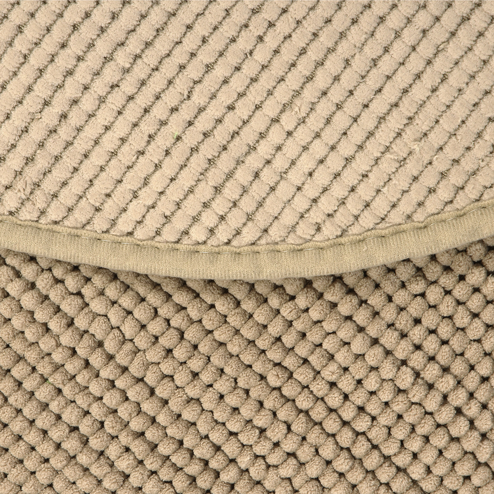 Коврик для ванной "spa" круглый d-55 см (бежевый) (1/10) "vortex" 24135