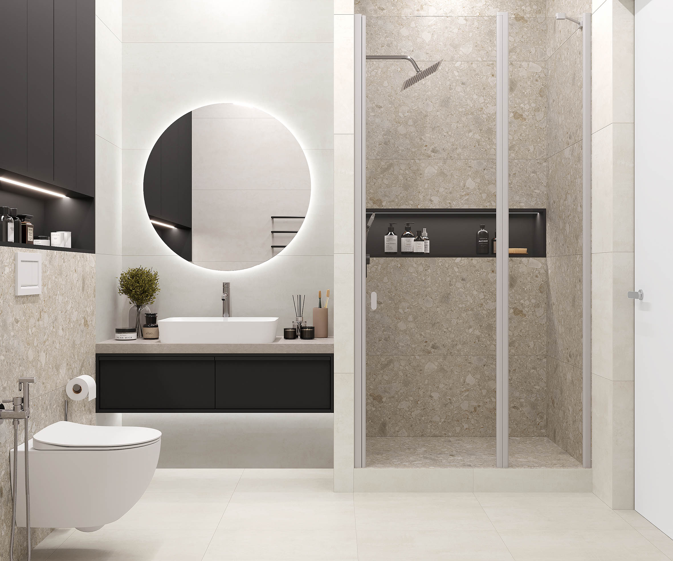 Flagman керамогранит серый 59,70x119,70