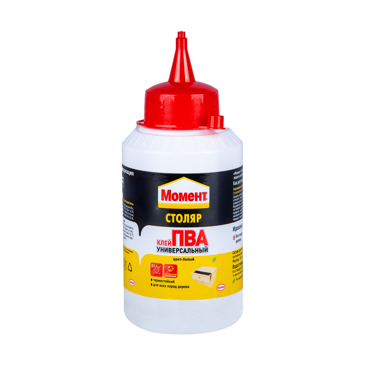 Клей момент-столяр пва универсальный  250 г (1/12)  хенкель