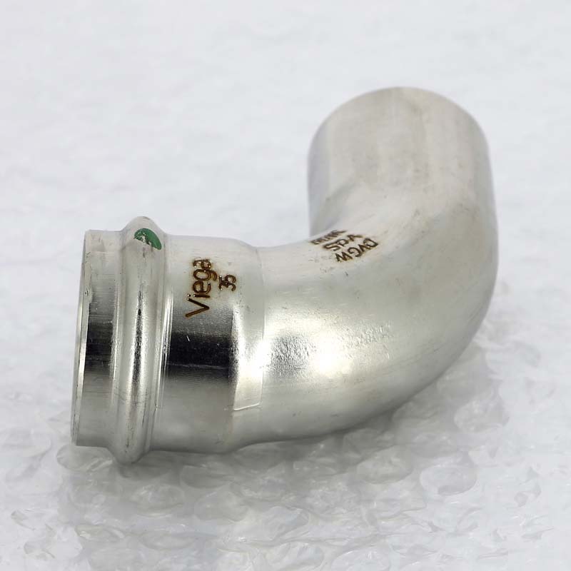 Угол-вставка пресс 35 нержавеющая сталь Sanpress Inox VIEGA