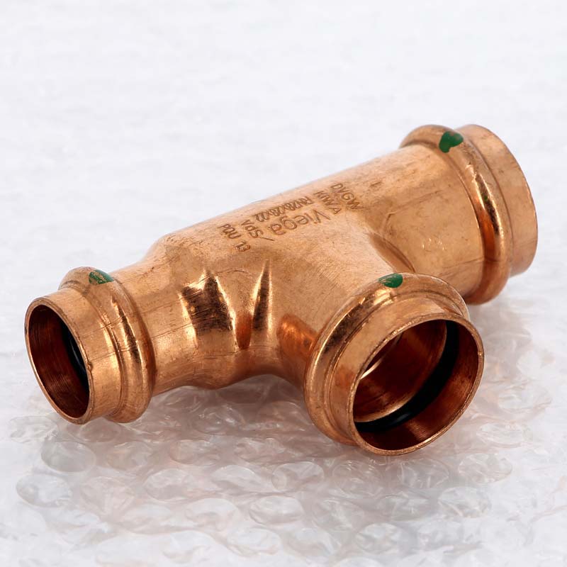 Тройник пресс медный Profipress VIEGA 28х28х22