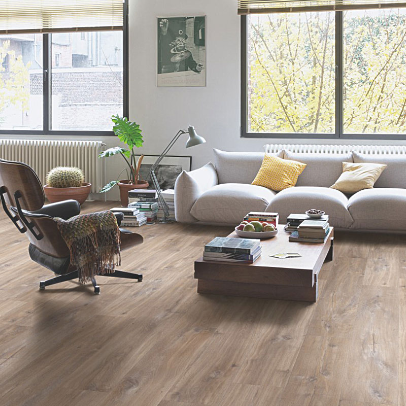 ПВХ-плитка Quick-Step QS LIVYN Balance Click BACL 40127 Дуб каньон коричневый