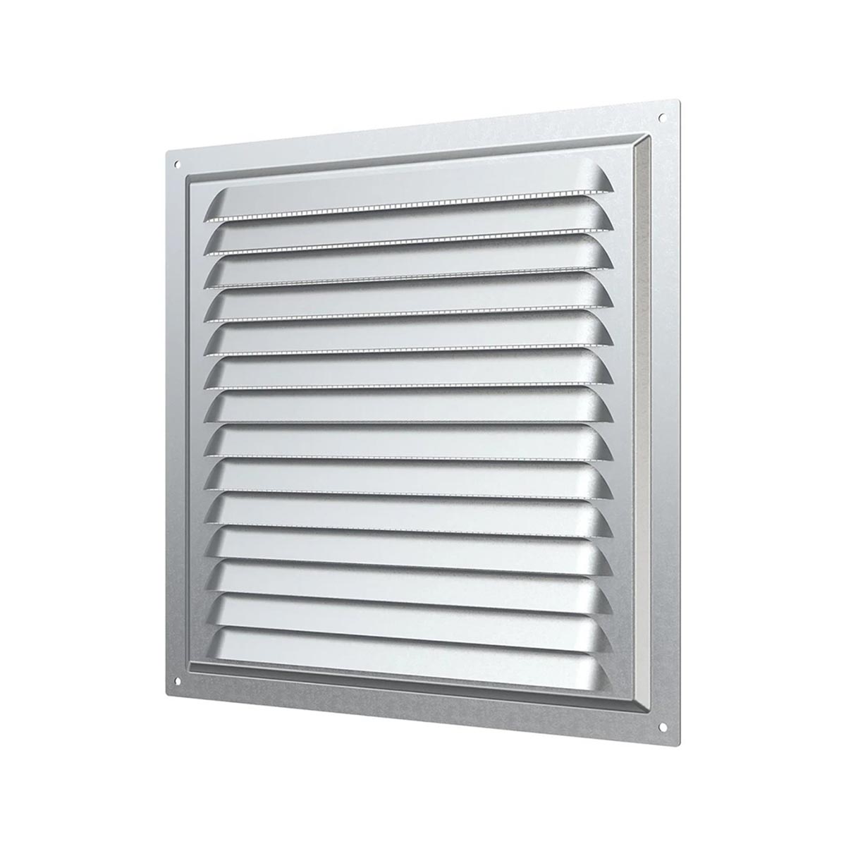 Решетка вентиляц. вытяжная 250 х 250 мм метал. оцинк. (1/25) "эра" 2525мц