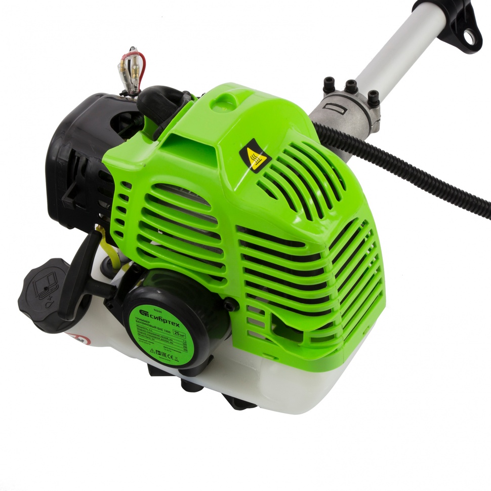 Триммер бензиновый БКС 1300, 25 см3, 1.3 л. с, неразъемная штанга, состоит из 2 частей Сибртех (96240)