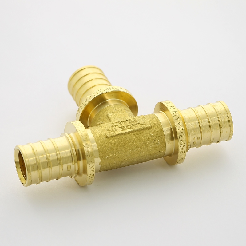 Тройник 25 мм аксиальный для труб из сшитого полиэтилена UNI-FITT