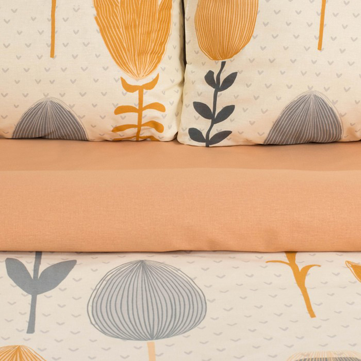 Постельное белье "этель" autumn flowers семейный (бязь) (1) 4675218